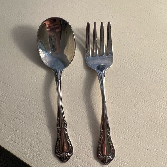 Final Sale! Oneida Children’s Silver Spoon & Fork Set—Vintage! - Picture 1 of 4